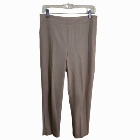 Talbots Hollywood Straight Leg Ankle Trousers Beige Size 10p - Picture 1 of 6